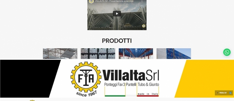 VILLALTA SRL presents its new video and YouTube channel