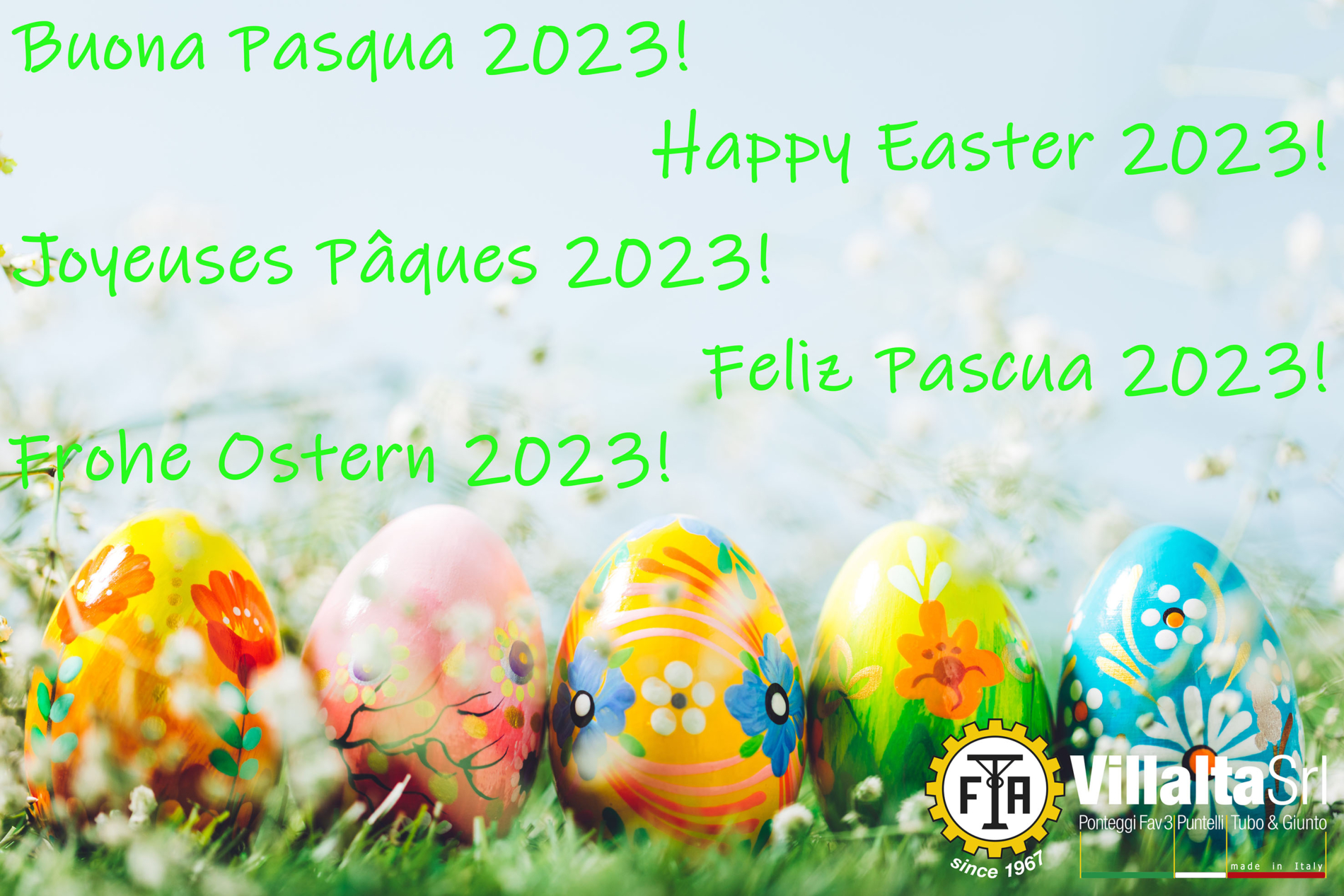 Festività Pasquali 2023 Villalta srl
